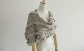 Natural-fur-shawl  ES612C-3 