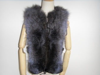 Natural fur vest ES821-4 