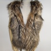 natural fur vest  ES821-1 