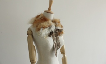 Natural-fur-shawl ES612C-1 