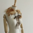Natural-fur-shawl ES612C-1 